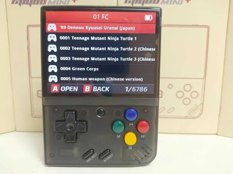 Карманна PSP приставка Miyoo Mini Plus 64GB Black Денди Play Station 1 — фото 6
