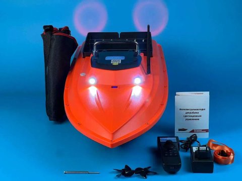 Карповый Короповий кораблик  для рыбалки D80B  GPS  99 точок 12V 46800 mAh Прикормочный  для риболовлі Рибацький