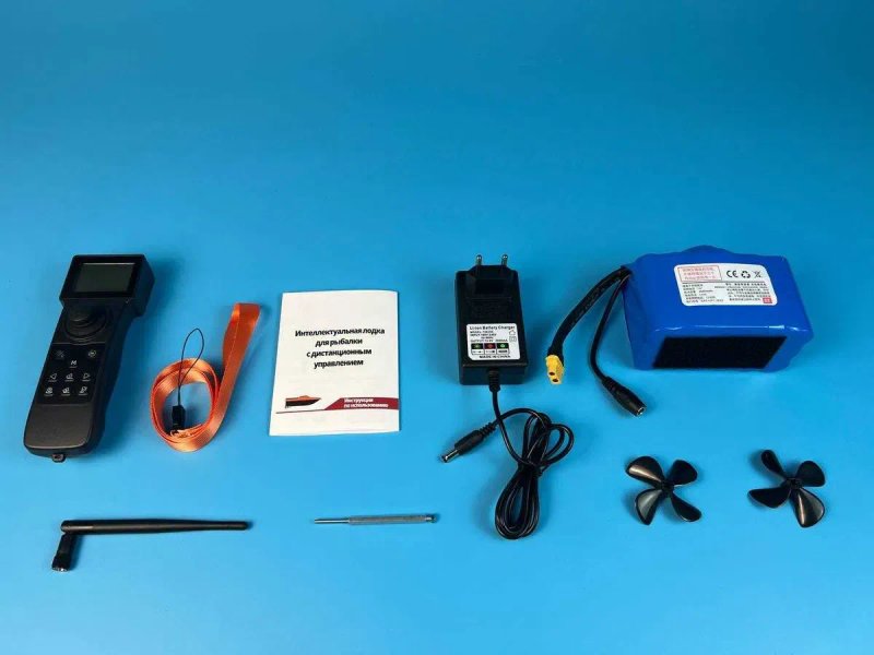 Карповый Короповий кораблик  для рыбалки D80B  GPS  99 точок 12V 46800 mAh Прикормочный  для риболовлі Рибацький — фото 3