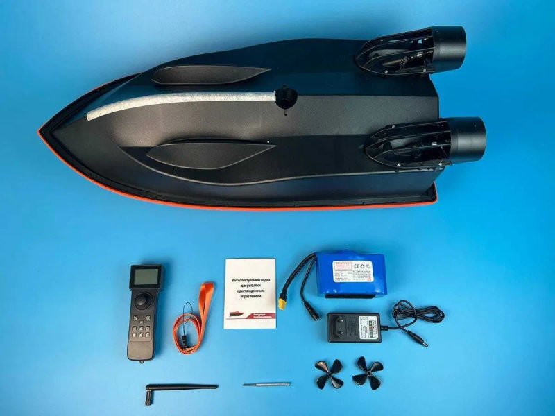 Карповый Короповий кораблик  для рыбалки D80B  GPS  99 точок 12V 46800 mAh Прикормочный  для риболовлі Рибацький — фото 5