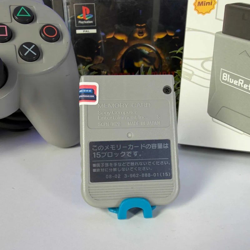 Карта Пам'яті Sony PlayStation 1 SCPH-1020 1MB Б/У Оригінальна Memory Card Плейстейшен 1 асортимент аксесуарів PS One — фото 2