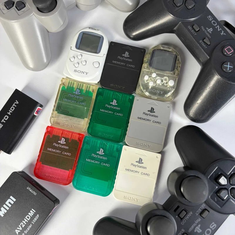 Карта Пам'яті Sony PlayStation 1 SCPH-1020 1MB Б/У Оригінальна Memory Card Плейстейшен 1 асортимент аксесуарів PS One — фото 3