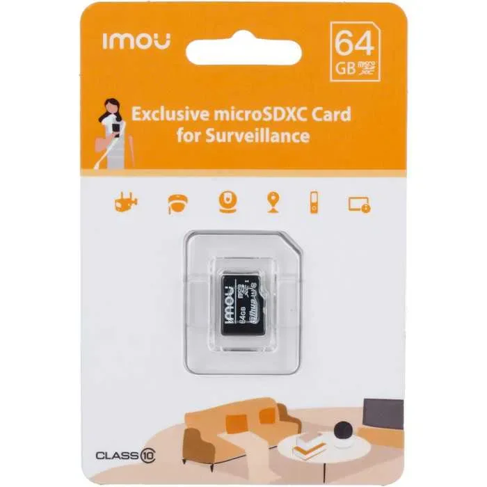 Карта памяти Imou 32gb / 64gb / 128gb / 256gb / 512gb (Micro SD) — фото 3