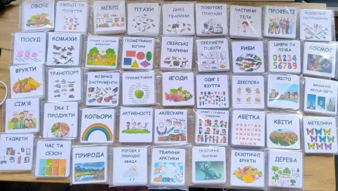Картки Домана, карточки домана, ламіновані розвиваючі картки від 45 гр