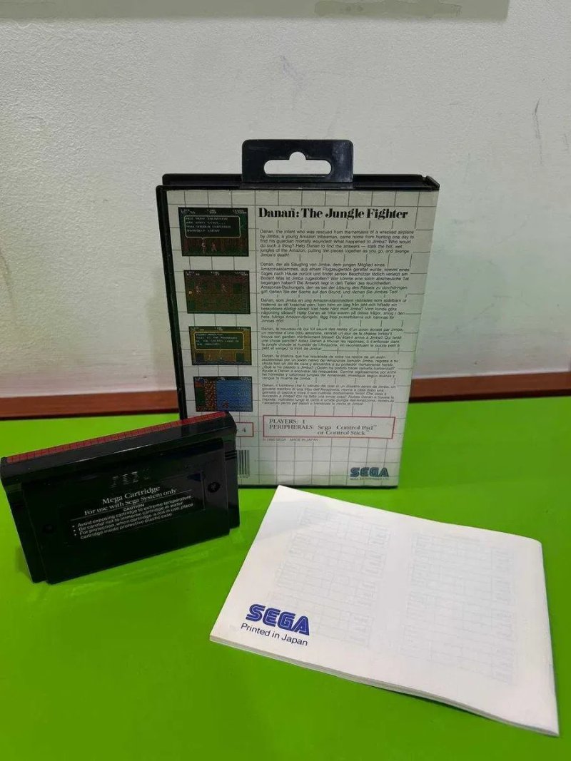 Картридж Sega Master System Danan: The Jungle Fighter Б/У Оригінальні ігри Сега — фото 2