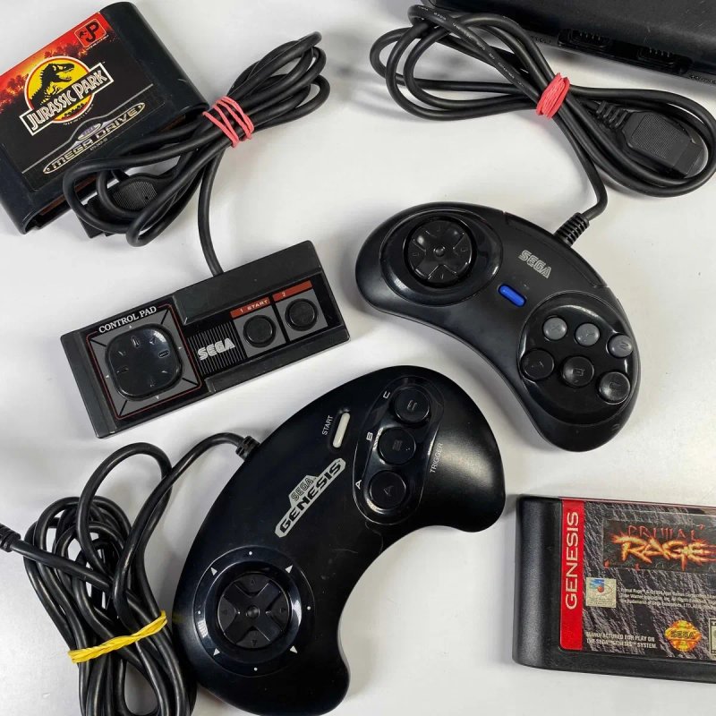 Консоль Sega Mega Drive 2 MK-1631 USA GENESIS Б/У Оригінальна приставка Сега Мега драйв Генезис — фото 7