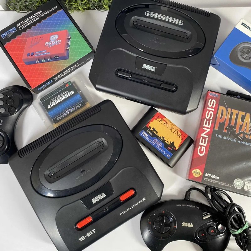 Консоль Sega Mega Drive 2 MK-1631 USA GENESIS Б/У Оригінальна приставка Сега Мега драйв Генезис — фото 5