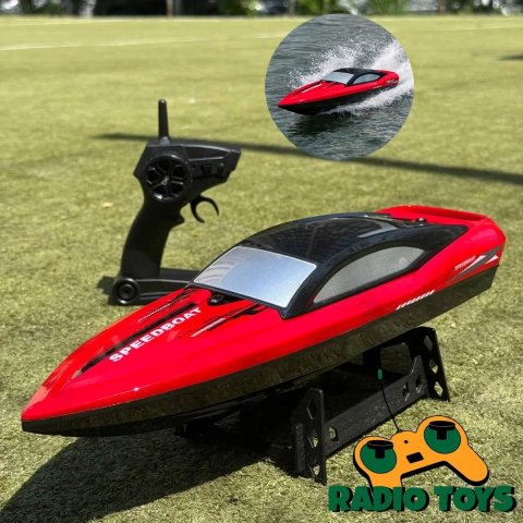 Катер на радіокеруванні Aqua Flash 45см Червоний | Човен на пульті управління | Корабель на радіоуправлінні
