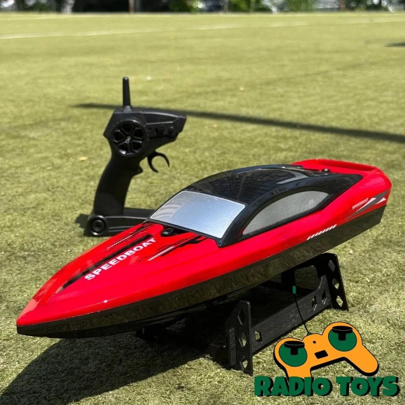 Катер на радіокеруванні Aqua Flash 45см Червоний | Човен на пульті управління | Корабель на радіоуправлінні — фото 2