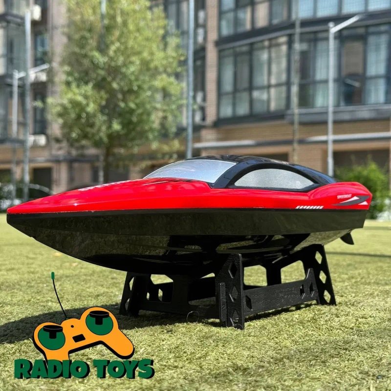 Катер на радіокеруванні Aqua Flash 45см Червоний | Човен на пульті управління | Корабель на радіоуправлінні — фото 4