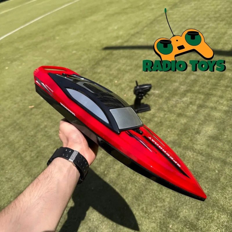 Катер на радіокеруванні Aqua Flash 45см Червоний | Човен на пульті управління | Корабель на радіоуправлінні — фото 7