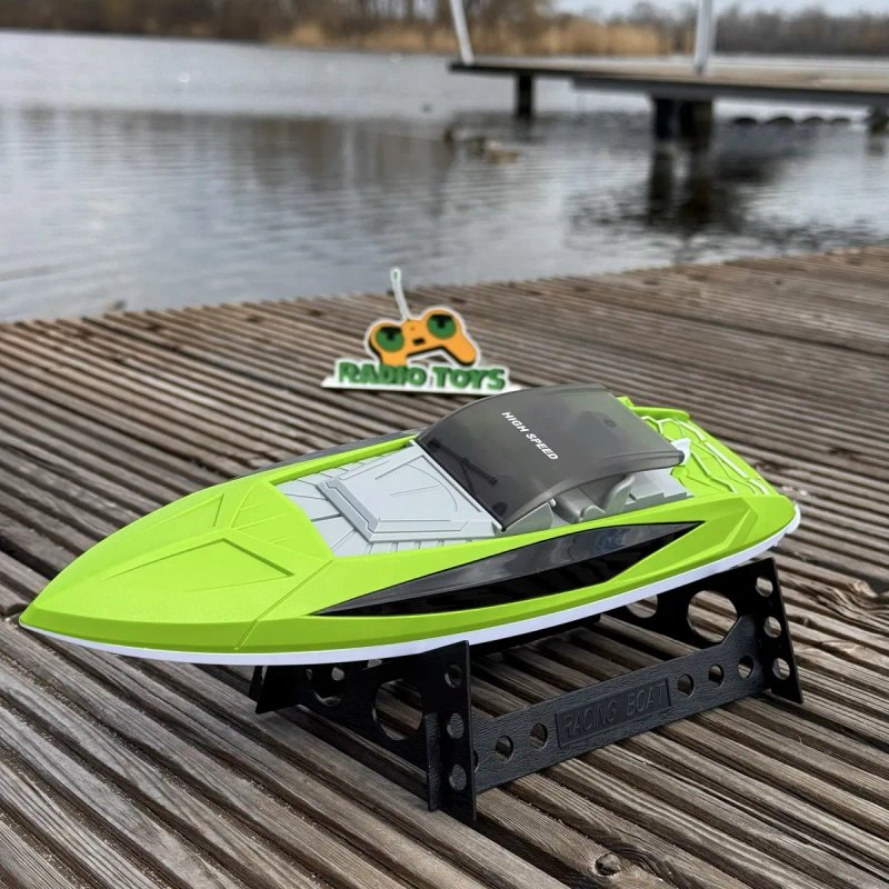 Катер на радіокеруванні Sea Phantom 28 км/год Зелений. Човен на пульті — фото 3