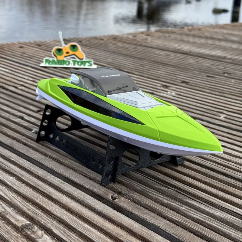 Катер на радіокеруванні Sea Phantom 28 км/год Зелений. Човен на пульті — фото 4