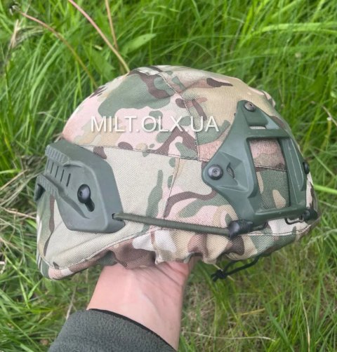 Кавер на шолом MICH 2000 мультикам піксель ЗСУ на каску чохол multicam