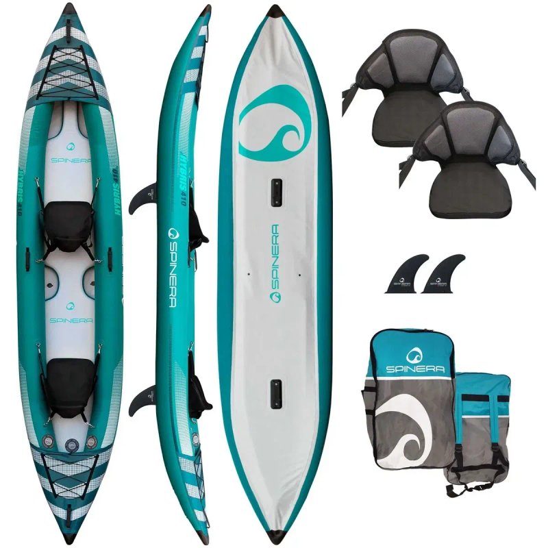 Каяк байдарка надувна Spinera Hybris 410 x 90 cm SUP Дропстіч Dropstich дошка 2 шари слоя доска надувна Stand Up Paddle board борд SUB SAP надувная — фото 2