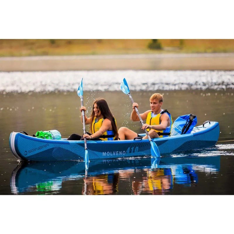 Каяк байдарка надувна Spinera Hybris 410 x 90 cm SUP Дропстіч Dropstich дошка 2 шари слоя доска надувна Stand Up Paddle board борд SUB SAP надувная — фото 7