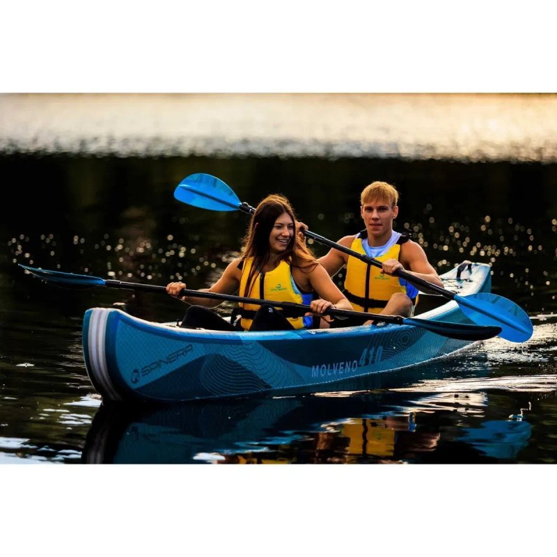 Каяк байдарка надувна Spinera Hybris 410 x 90 cm SUP Дропстіч Dropstich дошка 2 шари слоя доска надувна Stand Up Paddle board борд SUB SAP надувная — фото 8