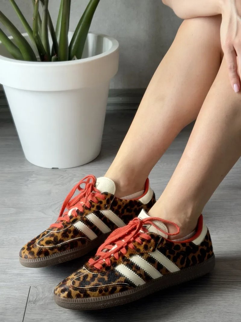Кеди Adidas Originals Samba Leopard Print адідас самба — фото 2