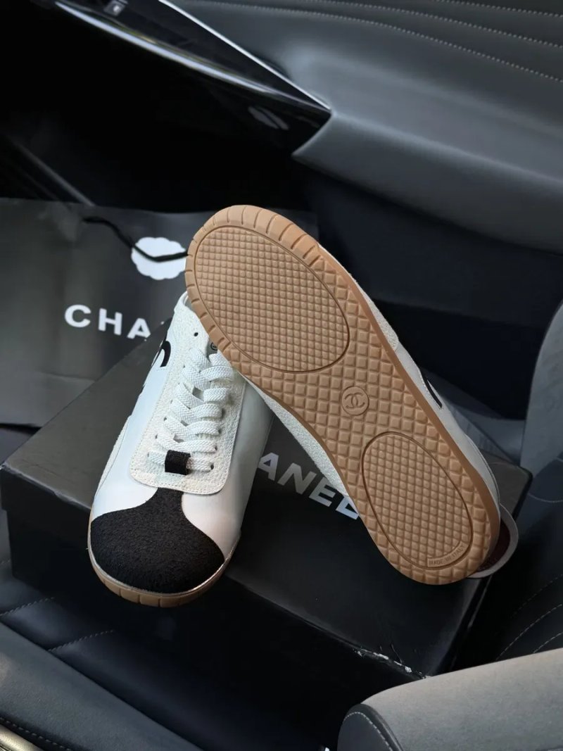 Кеди Chanel білого кольору теніски Шанель стильні розмір 39, 40 снікерси Шанель — фото 4