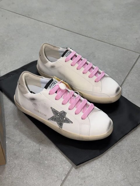 Кеди golden goose 37,38 розміри ,срібна зірка голен