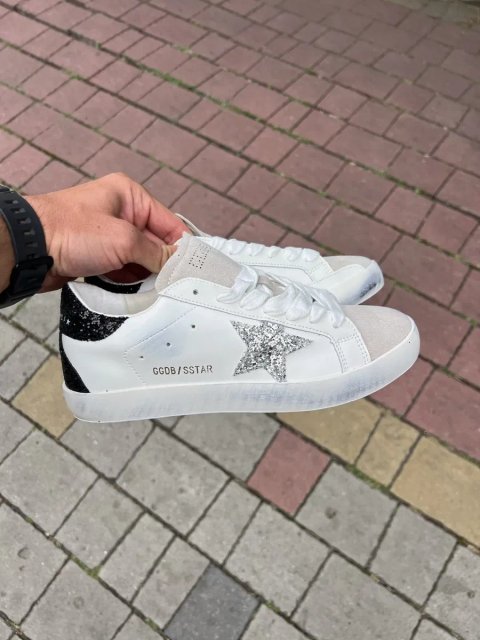 Кеди кросівки жіночі білі Golden Goose