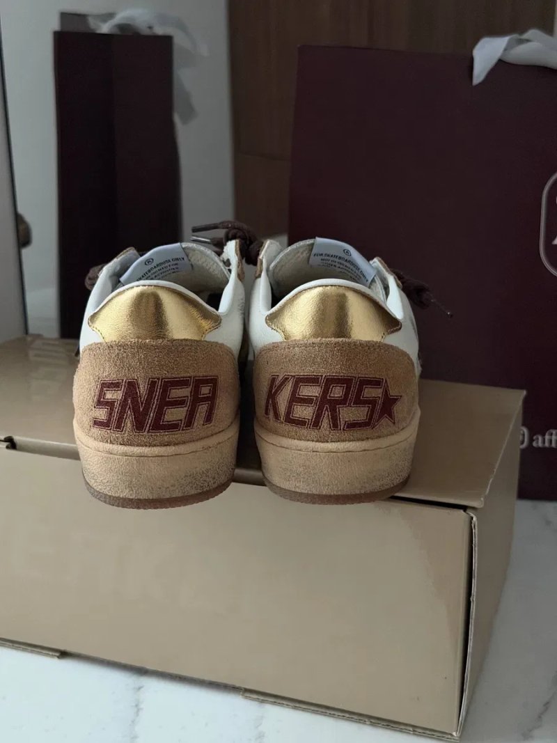 кеди кросівки жіночі ggdb golden goose голден гус   шкіряні — фото 4