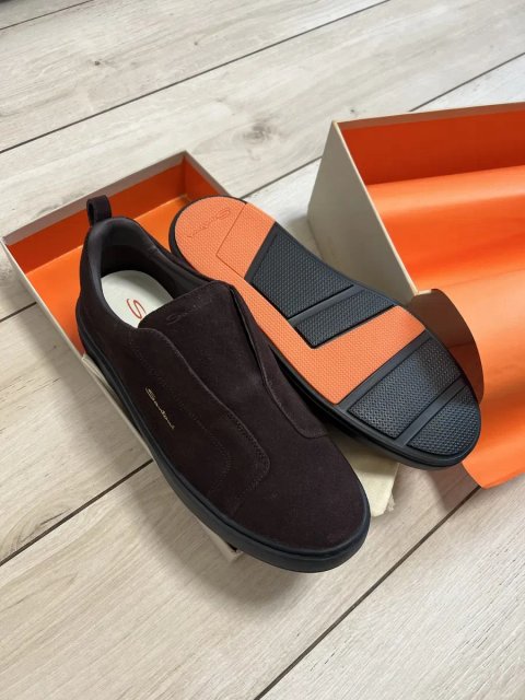 Кеди лофери туфлі Santoni оригінал 44