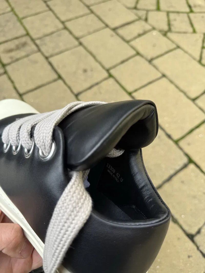 Кеди Rick Owens Jumbo lace puffer low/Кросівки Rick Owens — фото 5