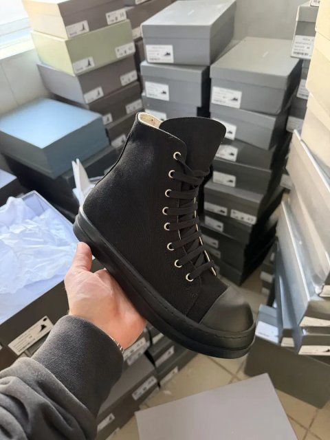 Кеди Rick Owens Ramones DRKSHDW High Sneakers Black/size 38-44/1:1