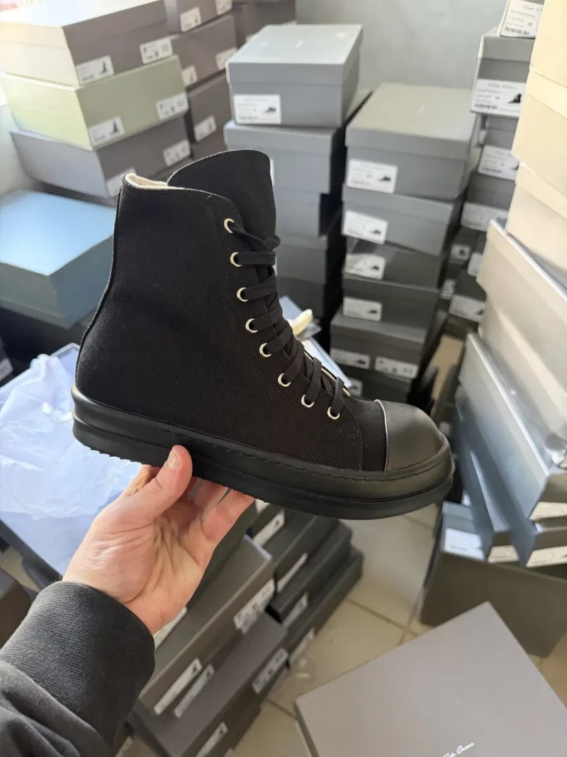 Кеди Rick Owens Ramones DRKSHDW High Sneakers Black/size 38-44/1:1 — фото 2