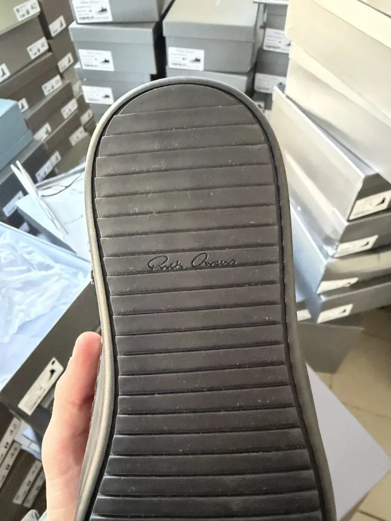 Кеди Rick Owens Ramones DRKSHDW High Sneakers Black/size 38-44/1:1 — фото 6