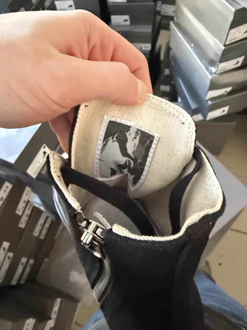 Кеди Rick Owens Ramones DRKSHDW High Sneakers Black/size 38-44/1:1 — фото 8