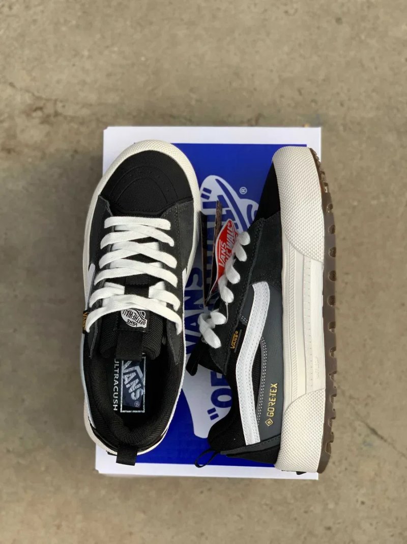 Кеди Vans Old Skool MTE-1 Grey White Black (41-46) — чоловічі Ванс, шкіра, замша, на осінь — фото 6