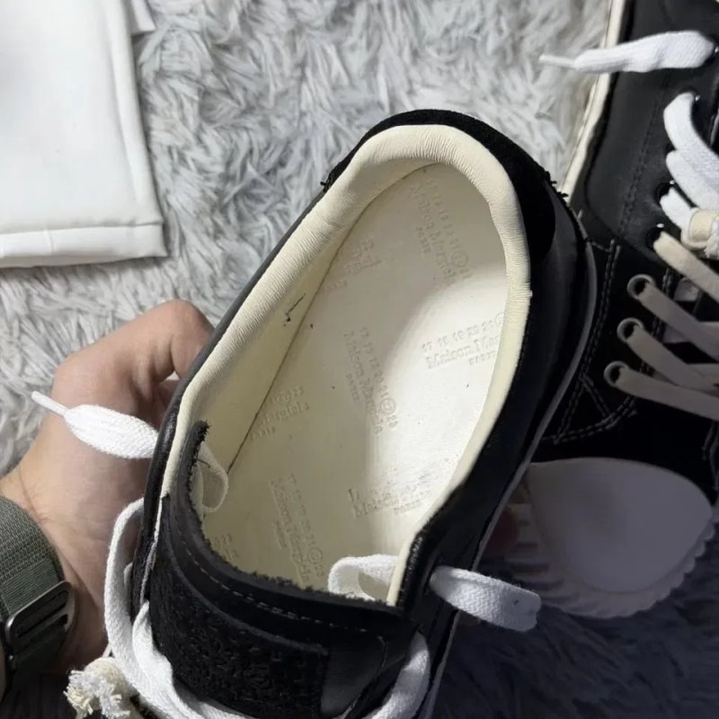 Кеды Maison margiela evolution black mm6 low — фото 3