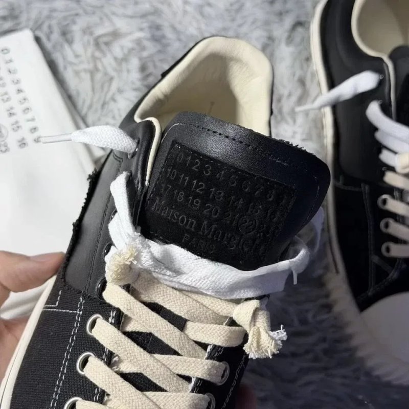 Кеды Maison margiela evolution black mm6 low — фото 4