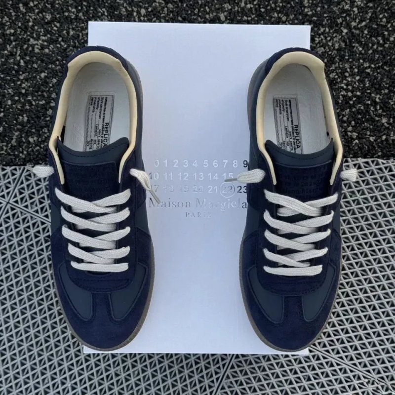 Кеды Maison Margiela replica indigo blue — фото 6