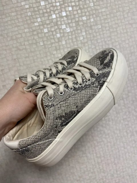 Кеды змеииный принт ZARA 37/38