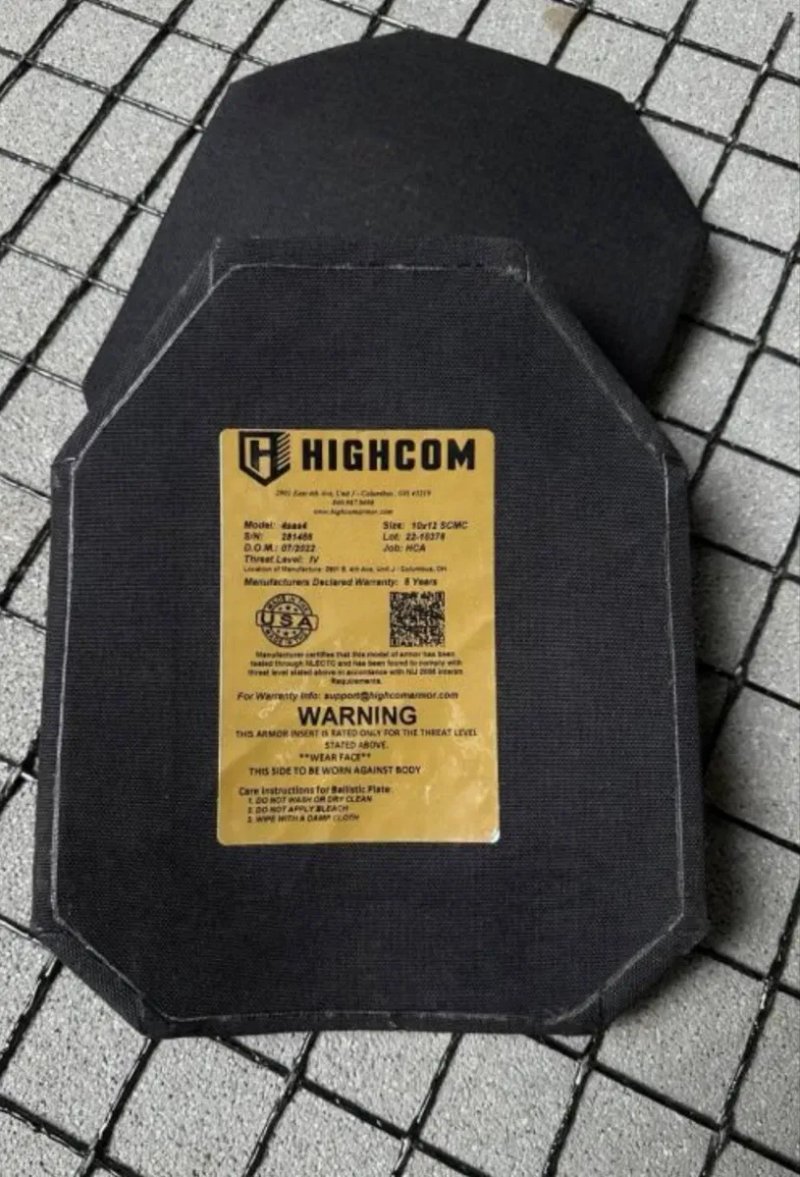 Керамічна бронеплита HighCom Armor 4S17 USA бронеплити 6 клас ДСТУ NIJ IV 25×30 см бронеплити 6 клас (3,3кг) бронеплити США. Ціна за комплект 9000 грн — фото 4