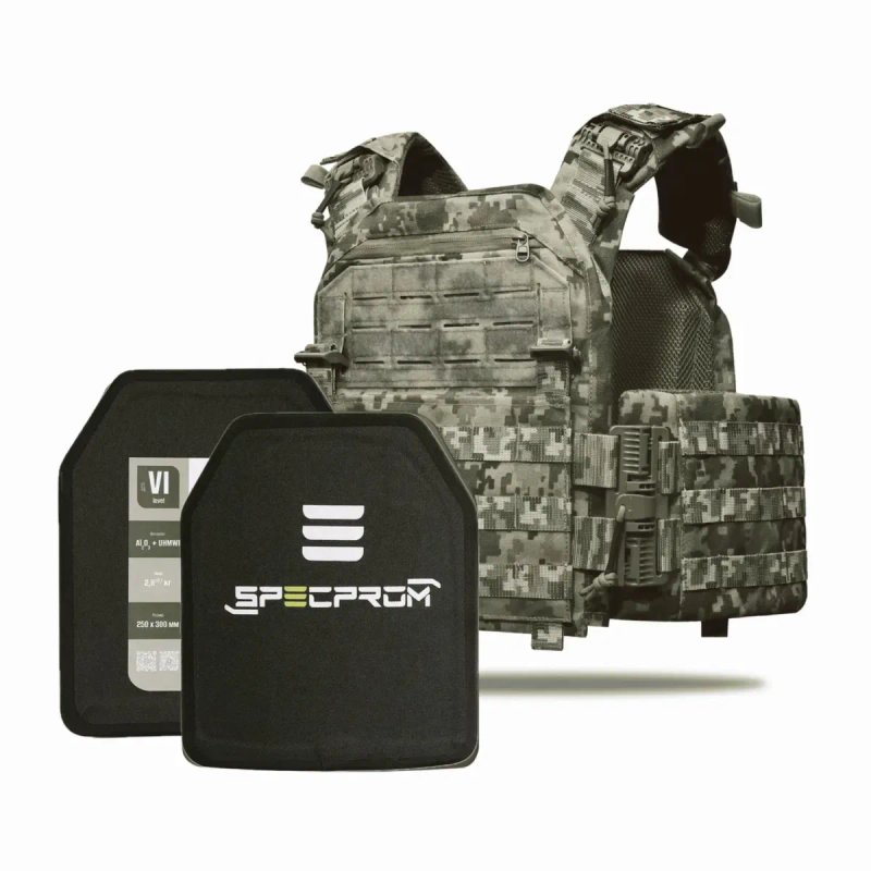 Бронежилет 6 клас. Бронеплити кераміка 6 клас MIRA USA Плитоноска матеріал CORDURA 1000D, 4 швидкі скиди, кишені під балістику. Сертифікати надаємо. — фото 2