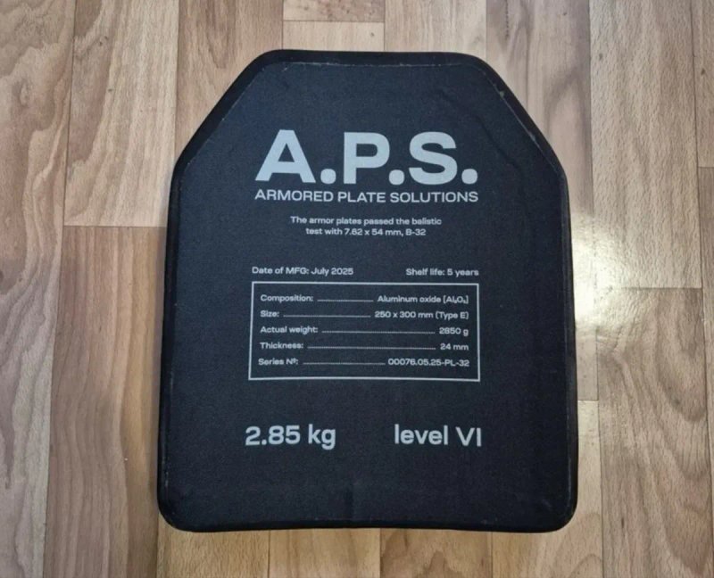 Керамічні бронеплити A.P.S. Бронеплити 6 клас ДСТУ, NIJ IV бронеплити 2,85 кг комплект бронеплит (2шт.)Ціна за комплект 11000 грн. Протокол!!! — фото 8