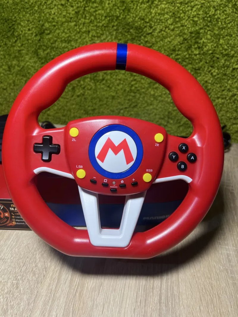 Кермо Hori Mario Kart Racing Wheel Pro Mini для Nintendo Switch — фото 2
