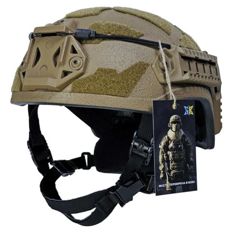 Кевларовий шолом Arch Combatant Pro HighСut (високий виріз) Койот