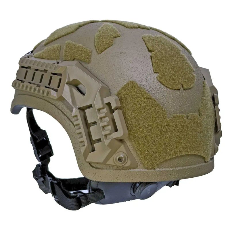 Кевларовий ‼️ шолом Arch Combatant Pro HighСut (безвухий) Койот — фото 2
