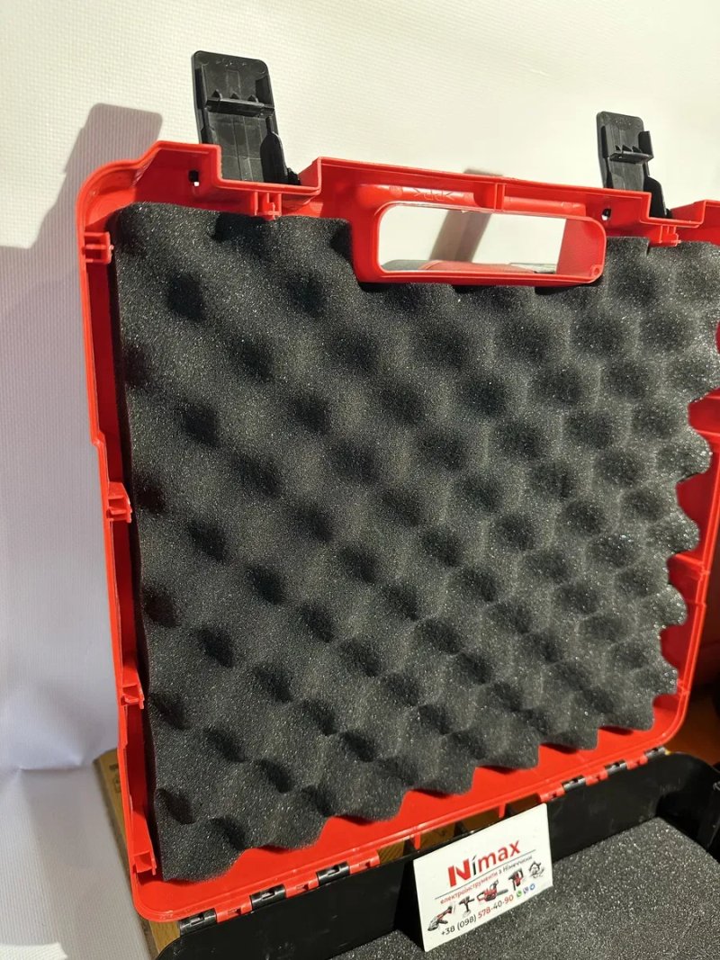 Кейс Einhell для інструментів червоний пластиковий 34x32x11 см — фото 2