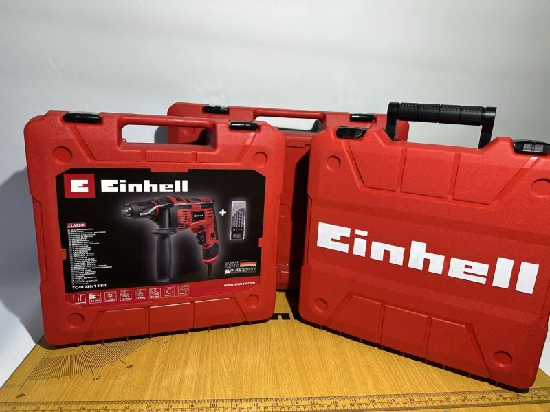 Кейс Einhell для інструментів червоний пластиковий 34x32x11 см — фото 4