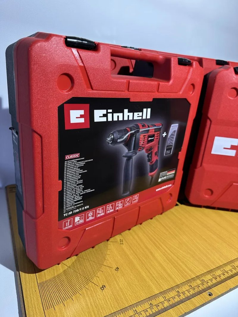 Кейс Einhell для інструментів червоний пластиковий 34x32x11 см — фото 5