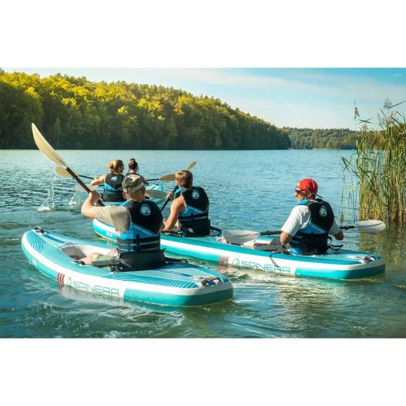 ХІТ 2в1 КАЯК САП DropStitch Spinera Sup Kayak SK 10'0 байдарка board SUP дошка 2 шари слоя доска надувна Stand Up Paddle board борд SUB SAP надувная — фото 6