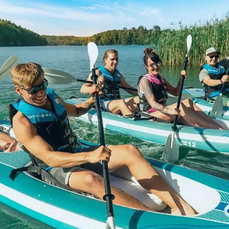 ХІТ 2в1 КАЯК САП Spinera Sup Kayak SK 12'0 байдарка 365x98 DropStitch SUP дошка 2 шари слоя доска надувна Stand Up Paddle board борд SUB SAP надувная — фото 5