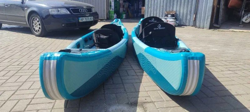 ХІТ Spinera Kayak Molveno 2 КАЯК DropStitch байдарка 430 САП Sup SUP дошка 2 шари слоя доска надувна Stand Up Paddle board борд SUB SAP надувная — фото 2
