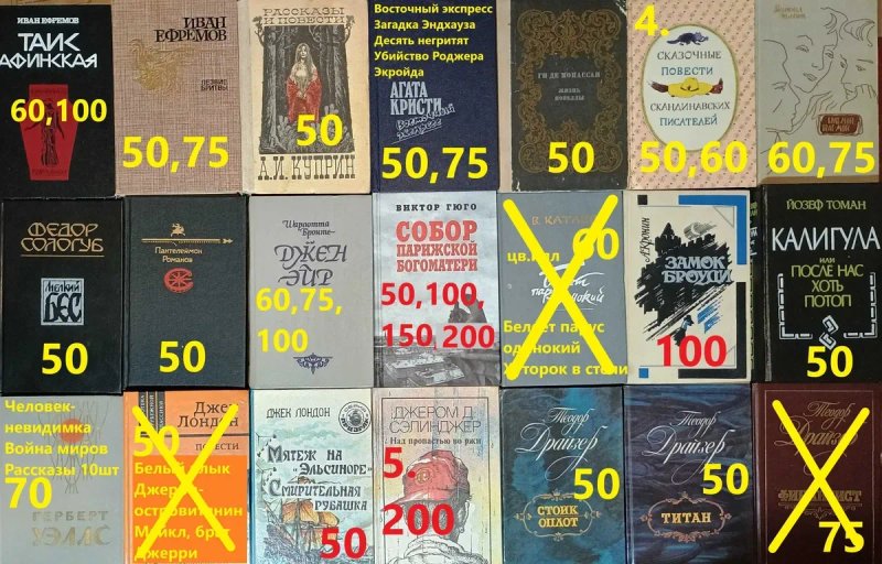 ХЛ4 Комплект книг. Худ. литература. Классика и др. — фото 3